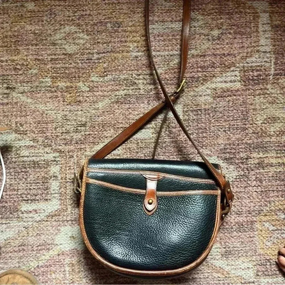 Dooney and bourke black brown vintage purse - Picture 2 of 10